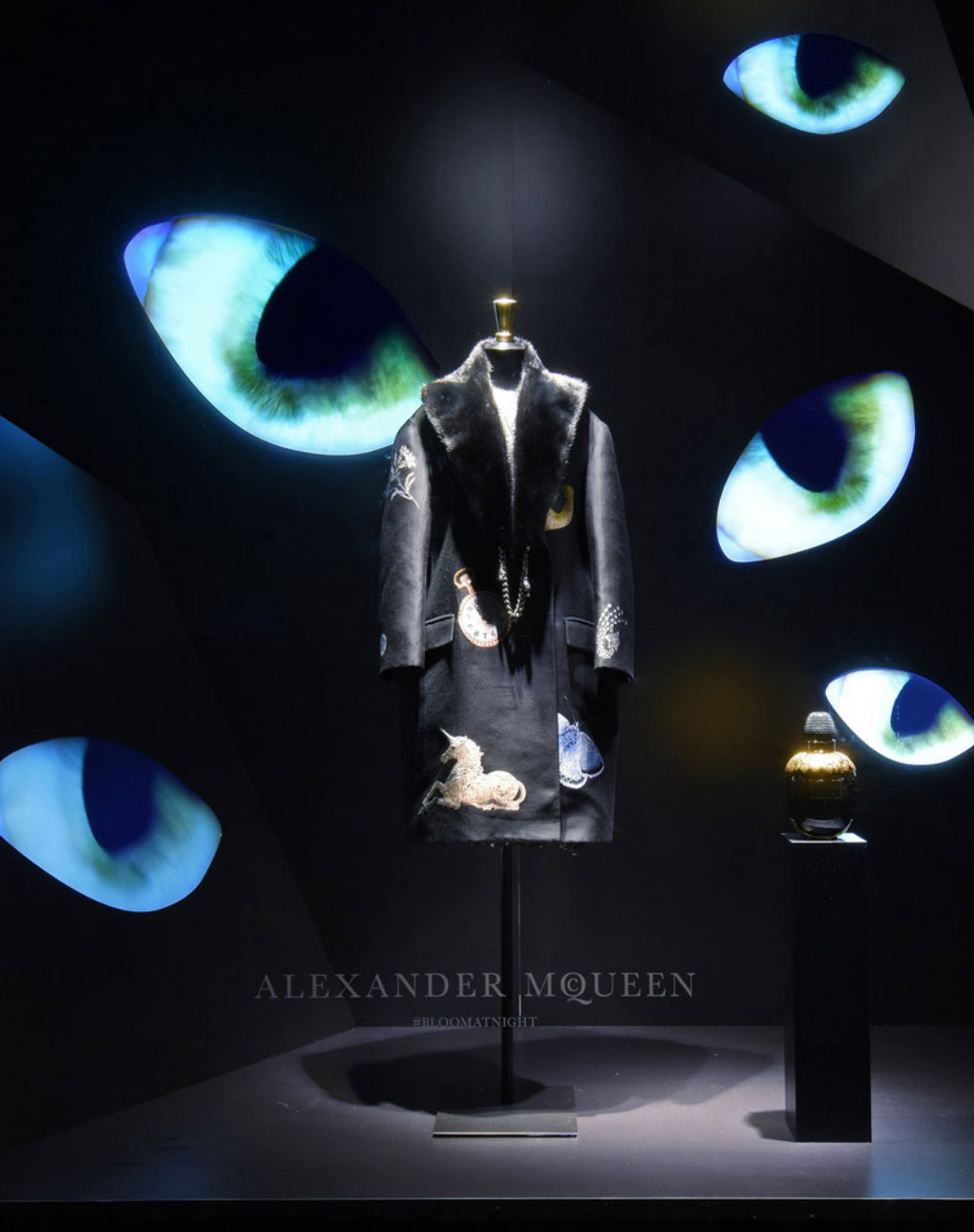 Alexander McQueen - Bloom at Night at Saks Fifth Avenue